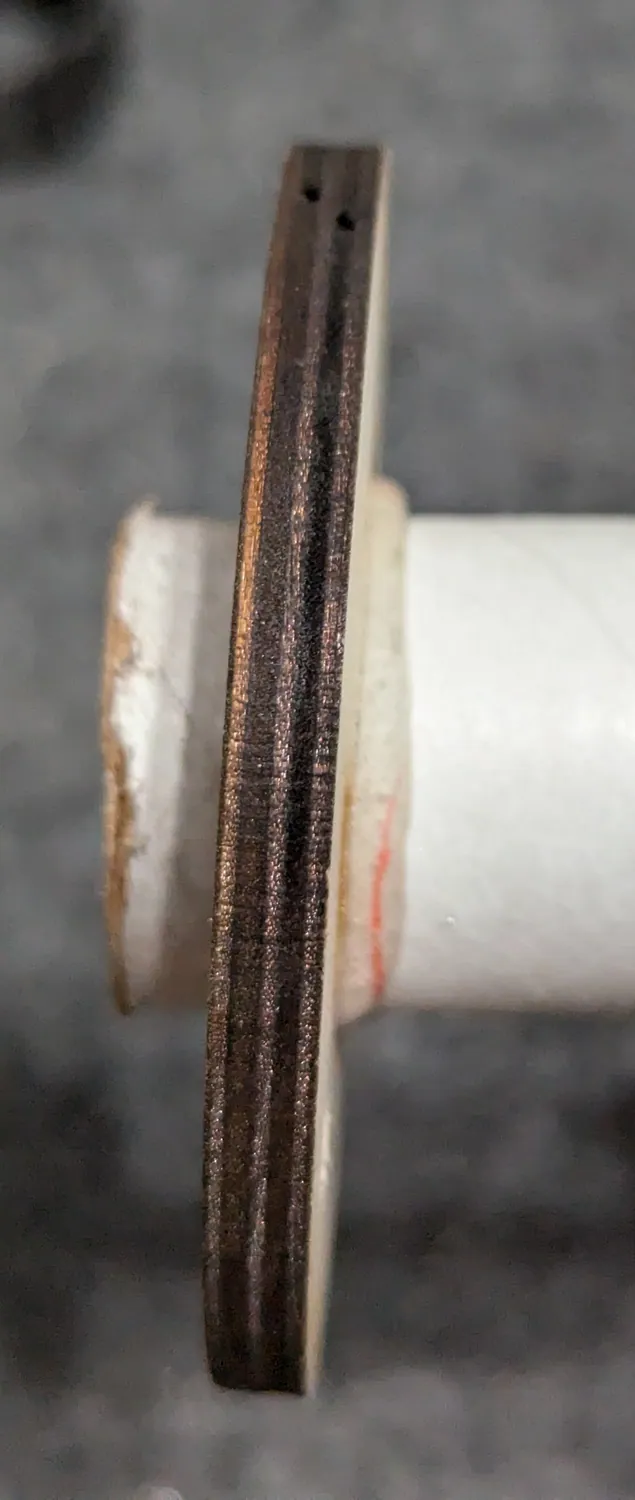 Ring cocked off-square — fix this before it cures.